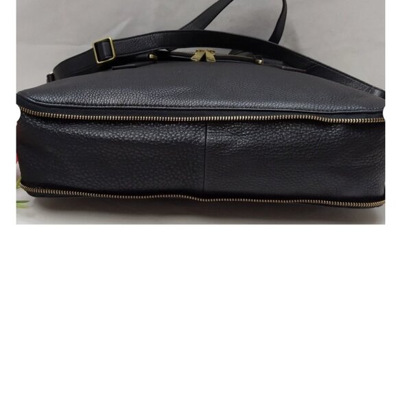 Fossil Preston Pebbled Leather Foldover Expandable Satchel Crossbody Bag (NWOT) - Picture 6 of 15